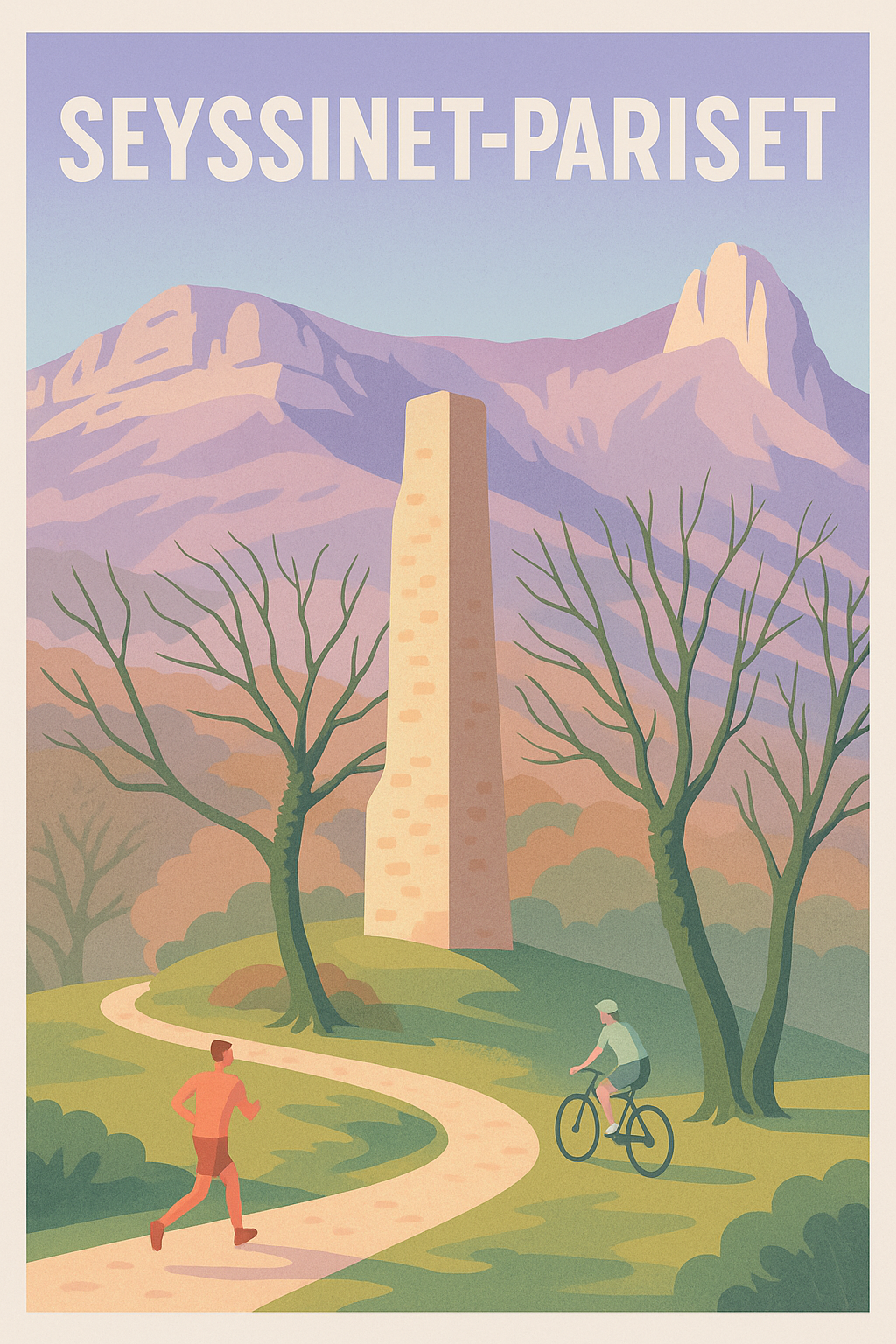 Affiche de Seyssinet-Pariset - Évasion nature et sport en pleine montagne