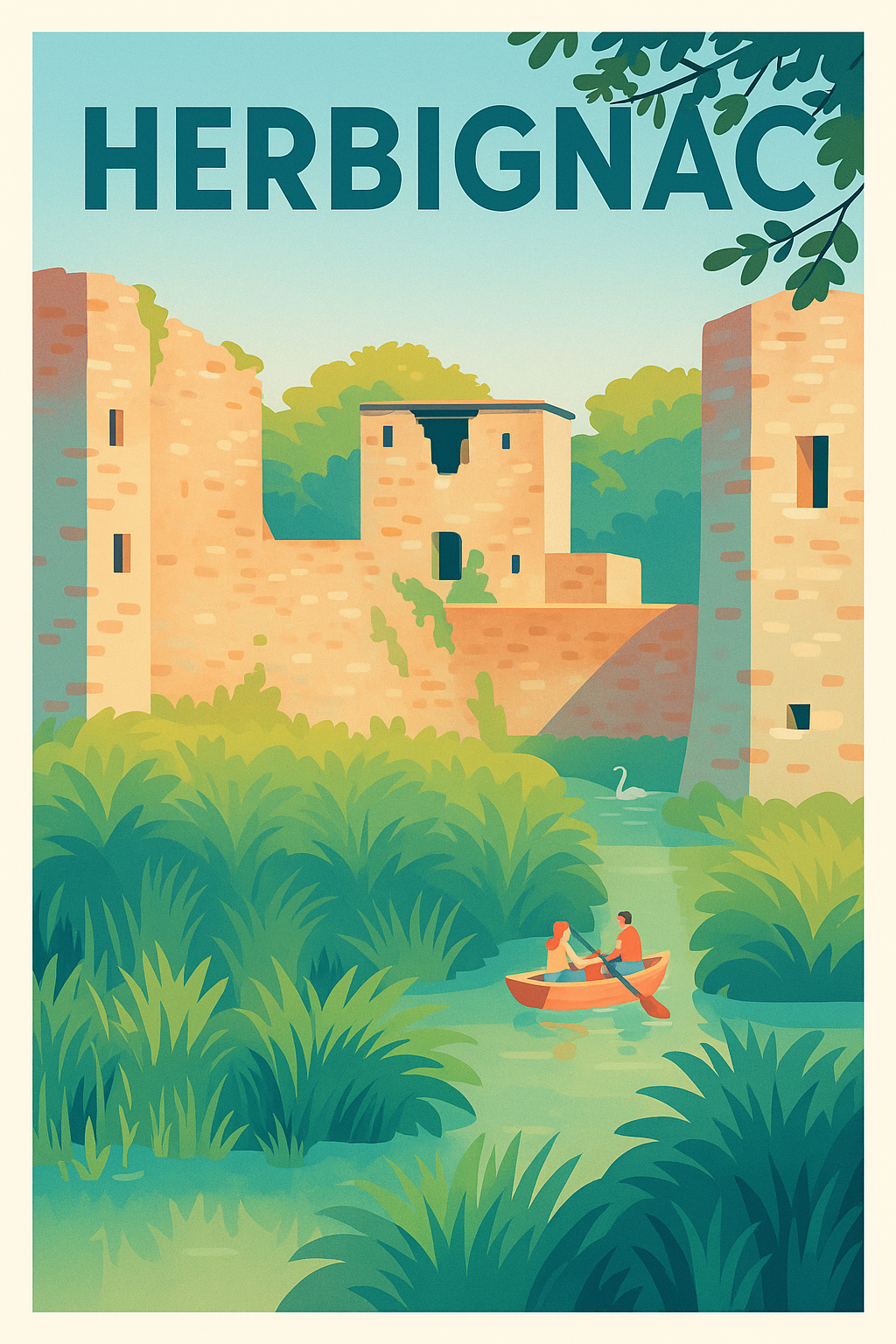 Affiche de Herbignac - Évasion bucolique au cœur des ruines historiques