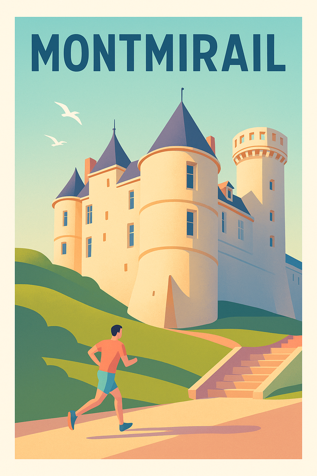 Affiche de Montmirail - L'élégance historique en pleine nature