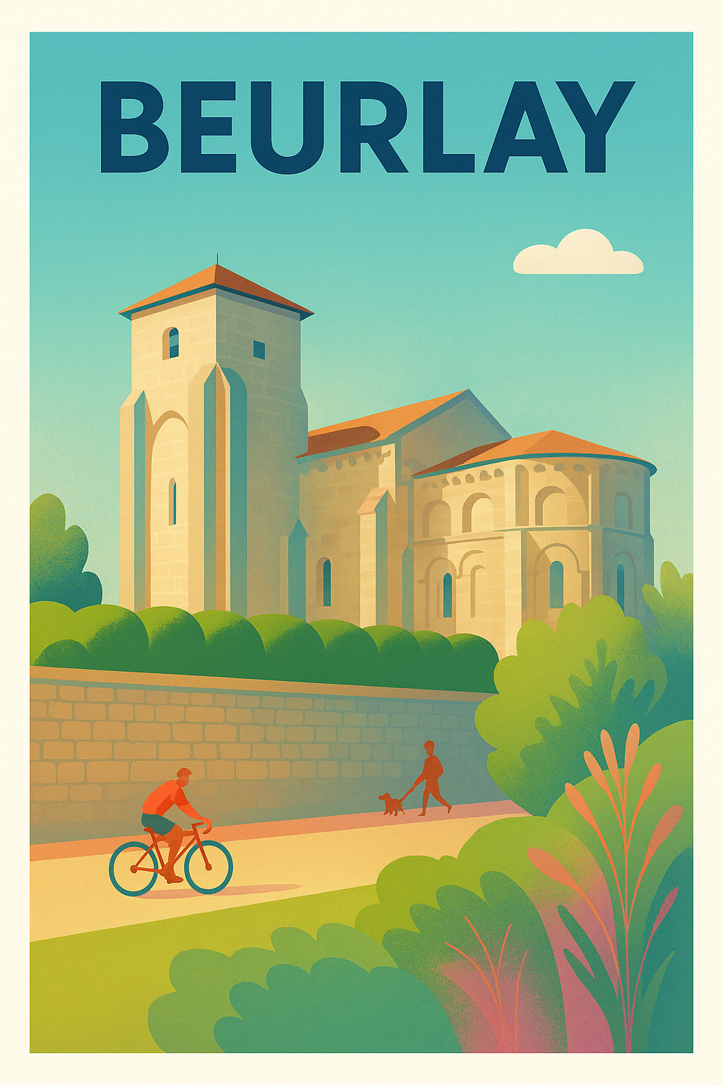 Affiche de Beurlay - Charme et Sérénité en Saintonge