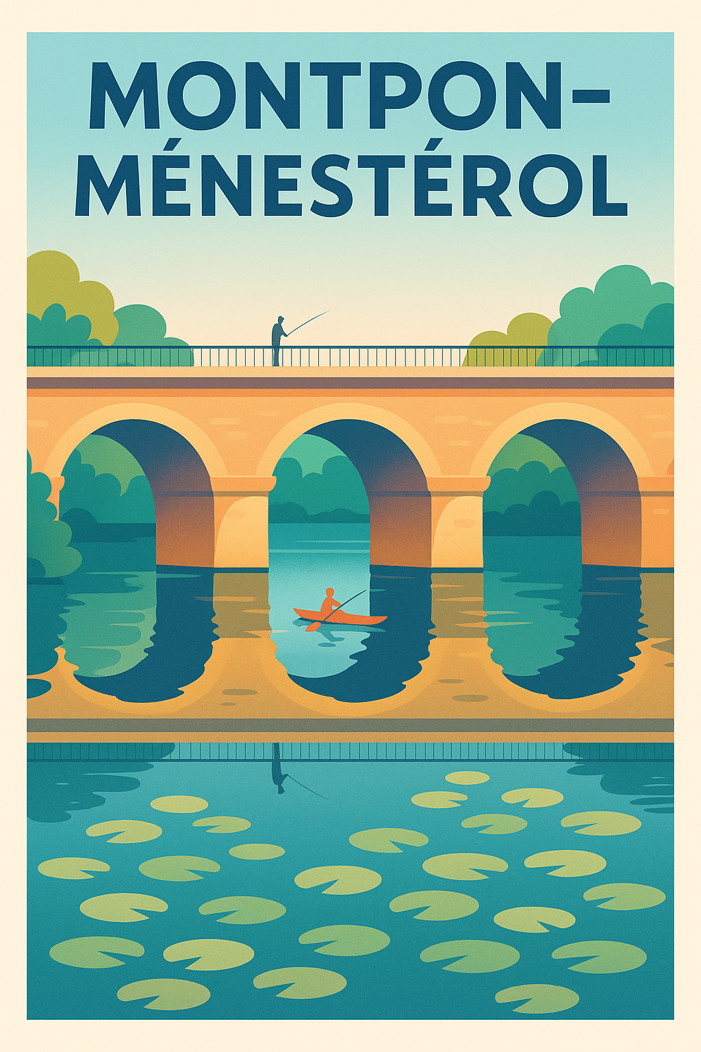 Affiche de Montpon-Ménestérol - Sérénité au fil de l'eau