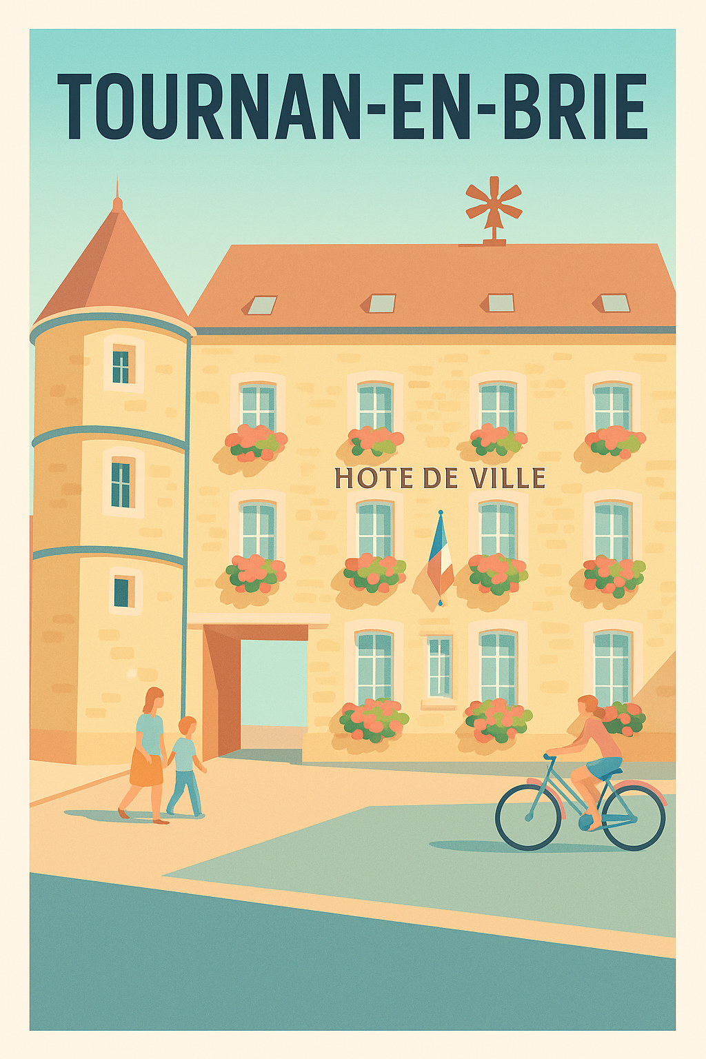 Affiche de Tournan-en-Brie - Charme et douceur de vivre