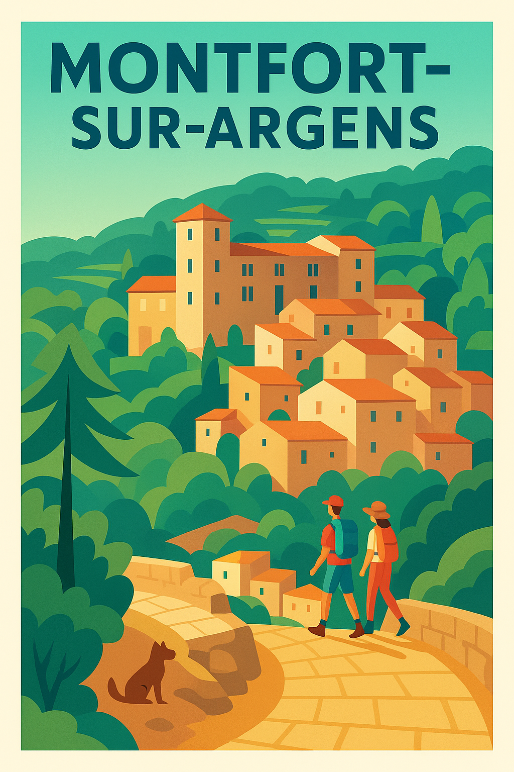 Affiche de Montfort-sur-Argens - Charme et nature en Provence