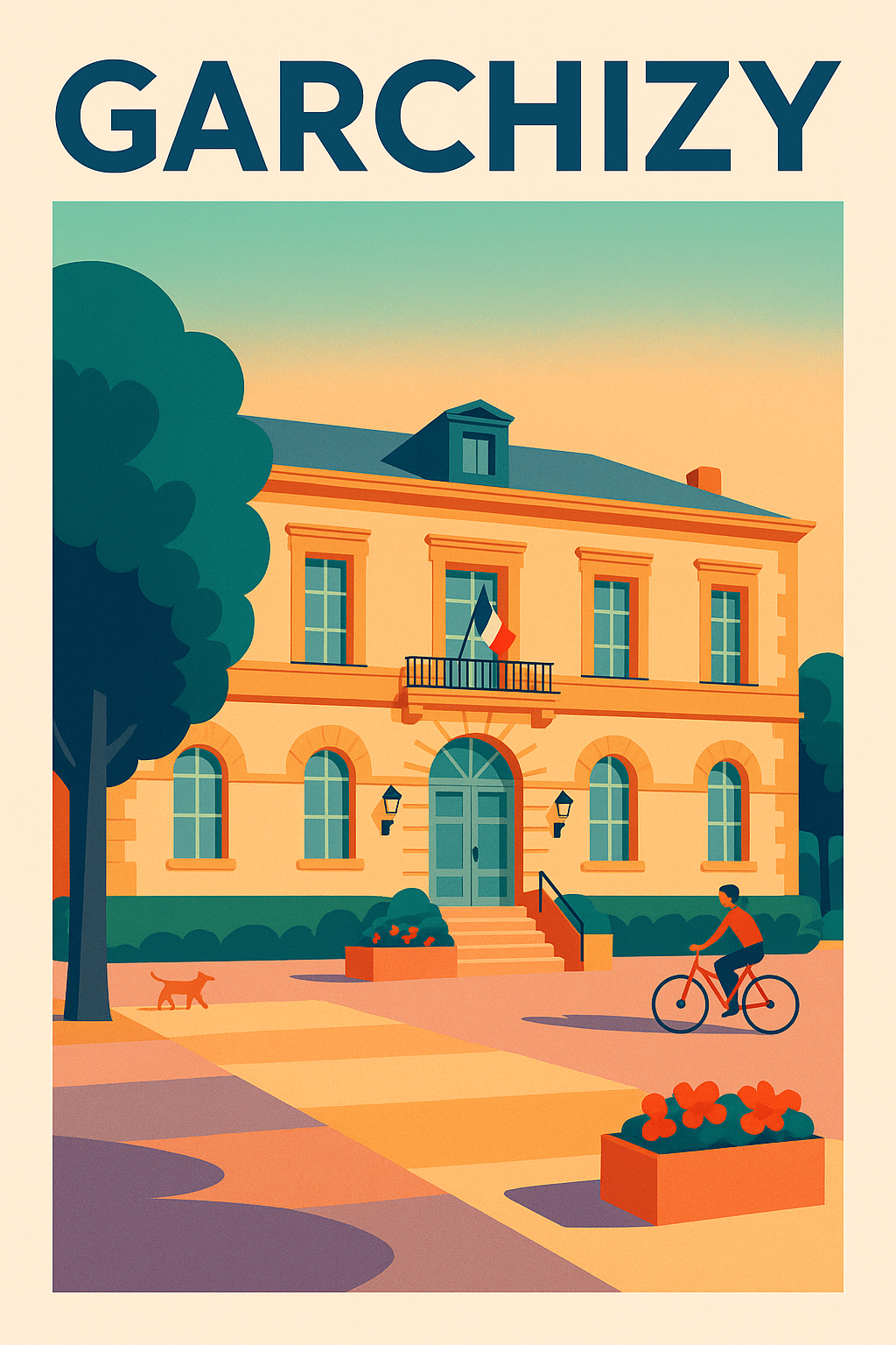 Affiche de Garchizy - L'élégance tranquille au cœur de la ville