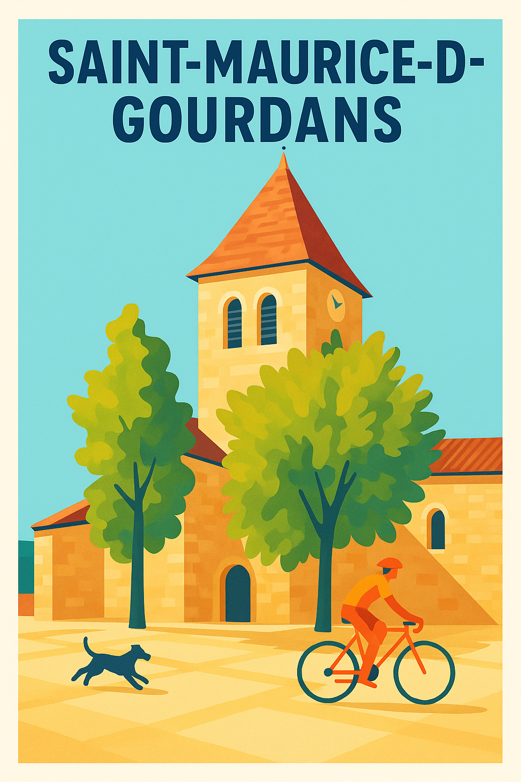 Affiche de Saint-Maurice-de-Gourdans - L'élégance paisible au cœur de la nature