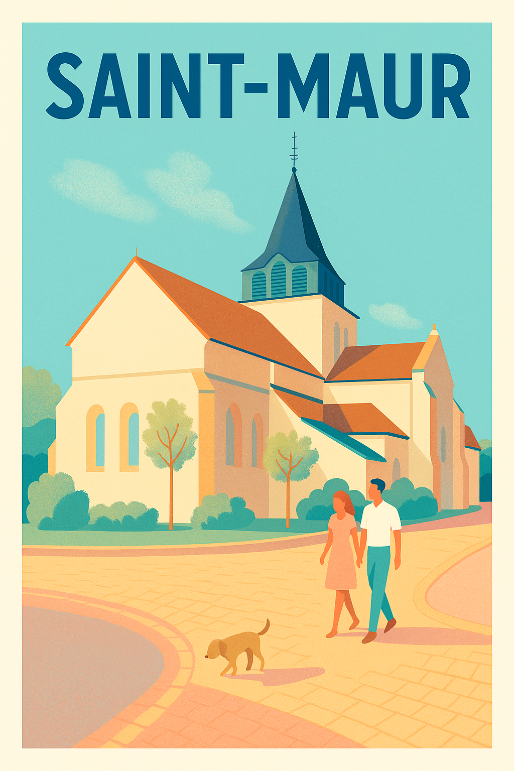 Affiche de Saint-Maur - Balade estivale au cœur du village