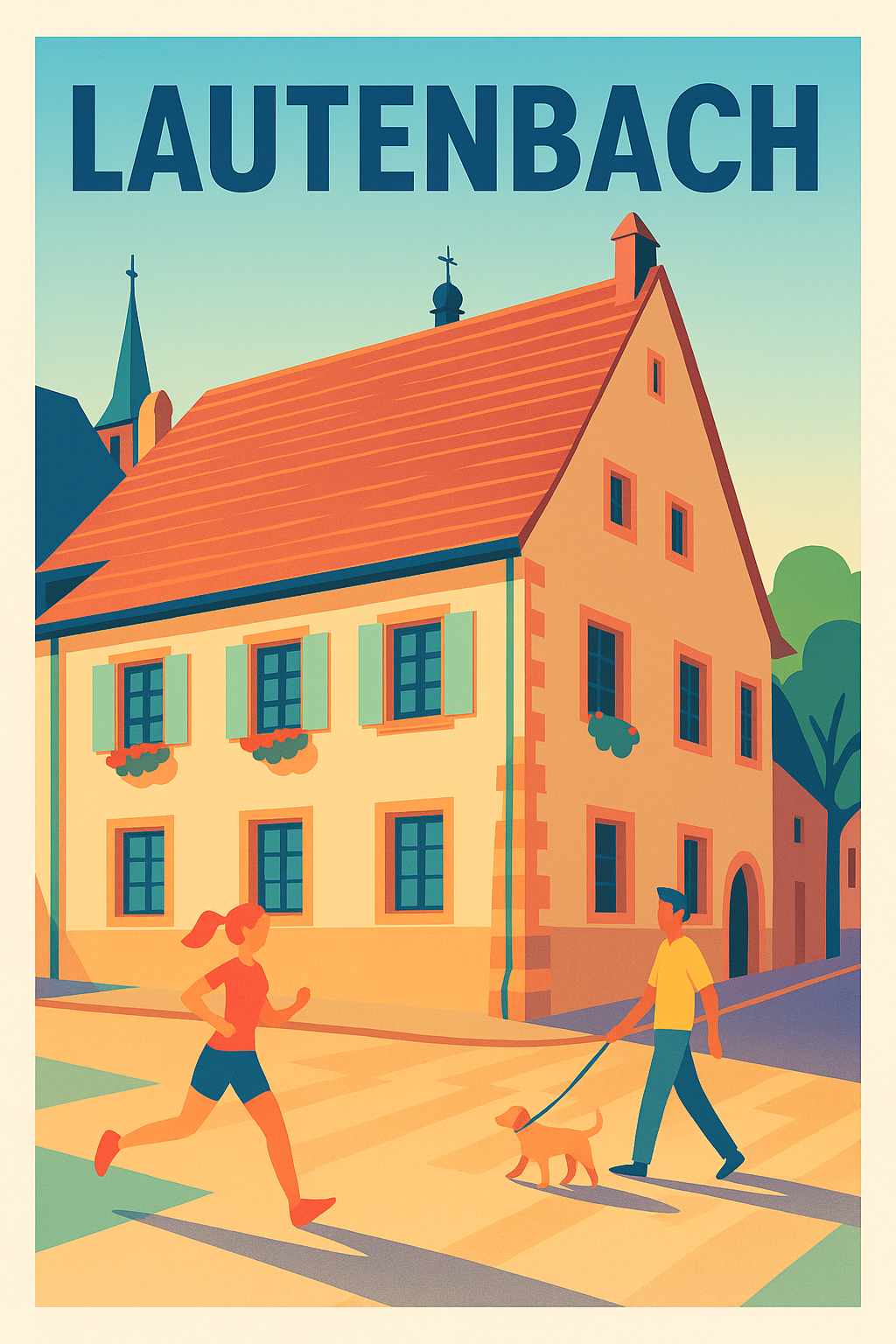 Affiche de Lautenbach - Charme et sérénité au cœur du village