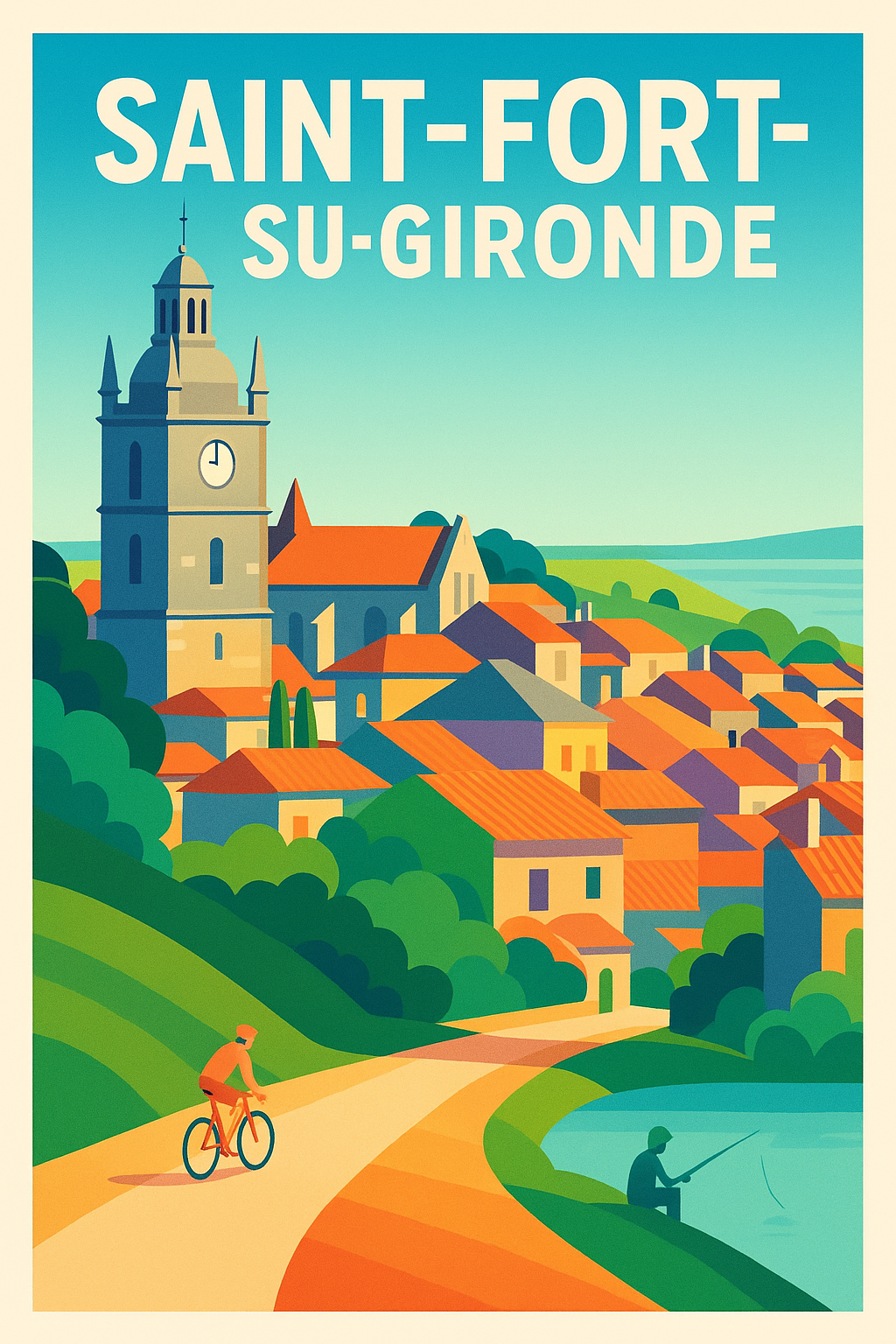 Affiche de Saint-Fort-sur-Gironde - Charme paisible et authenticité