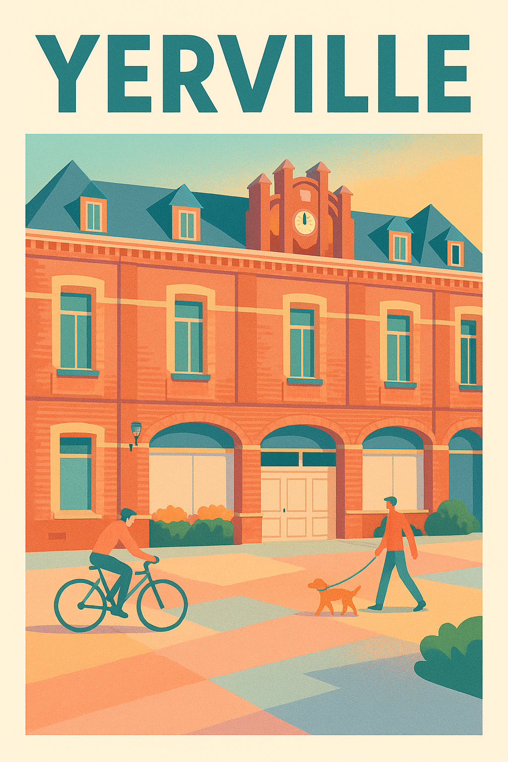 Affiche de Yerville - Un moment de vie paisible au cœur de la ville