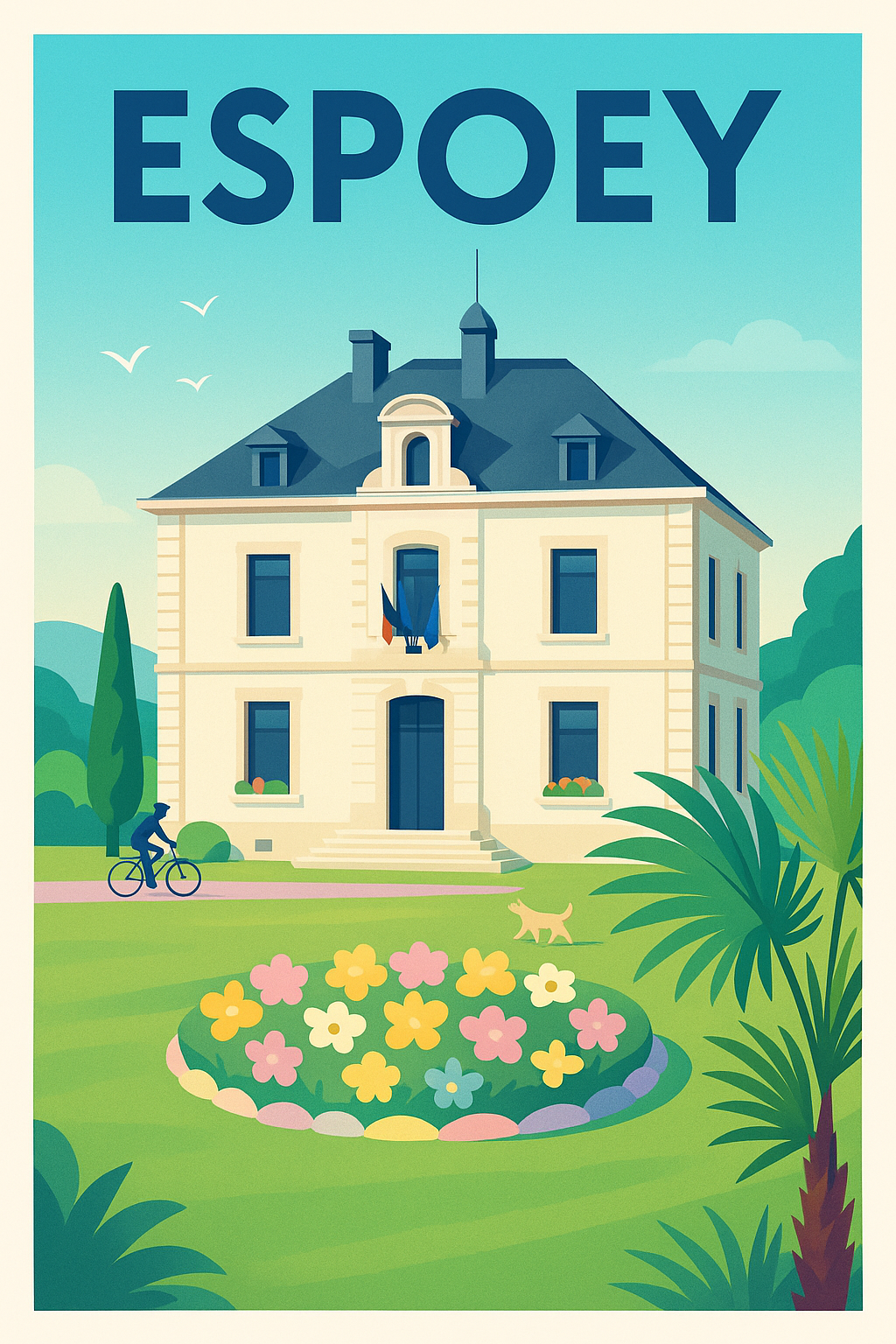 Affiche de Espoey - Charme et sérénité au cœur de la campagne