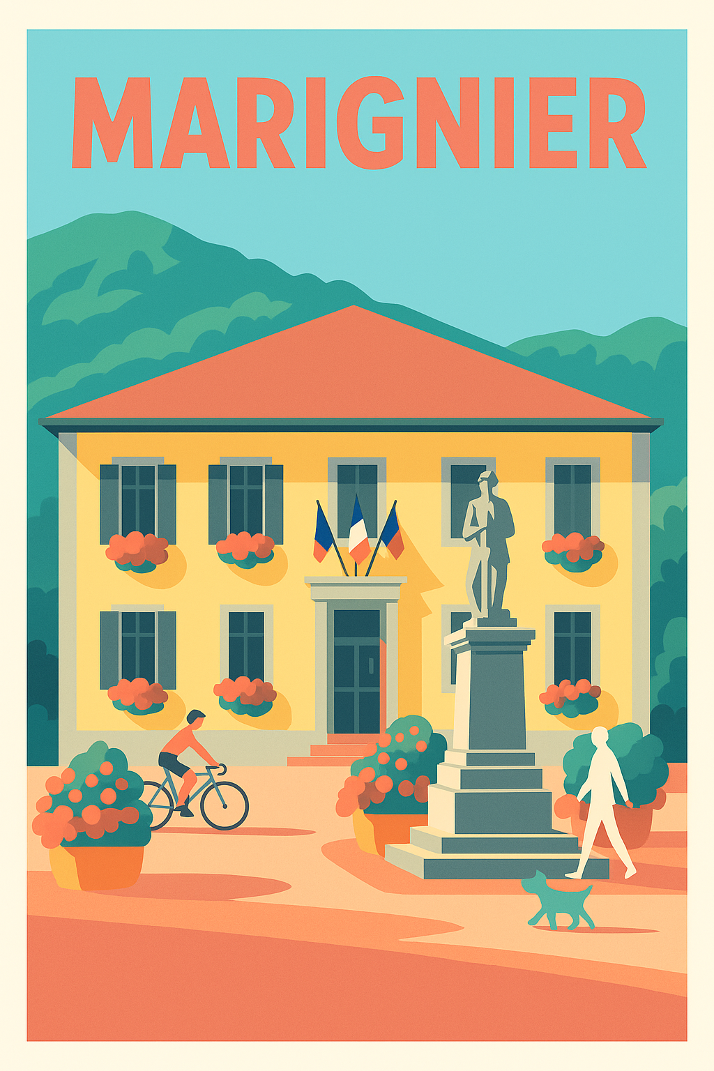 Affiche de Marignier - Charme et sérénité au cœur de la vallée