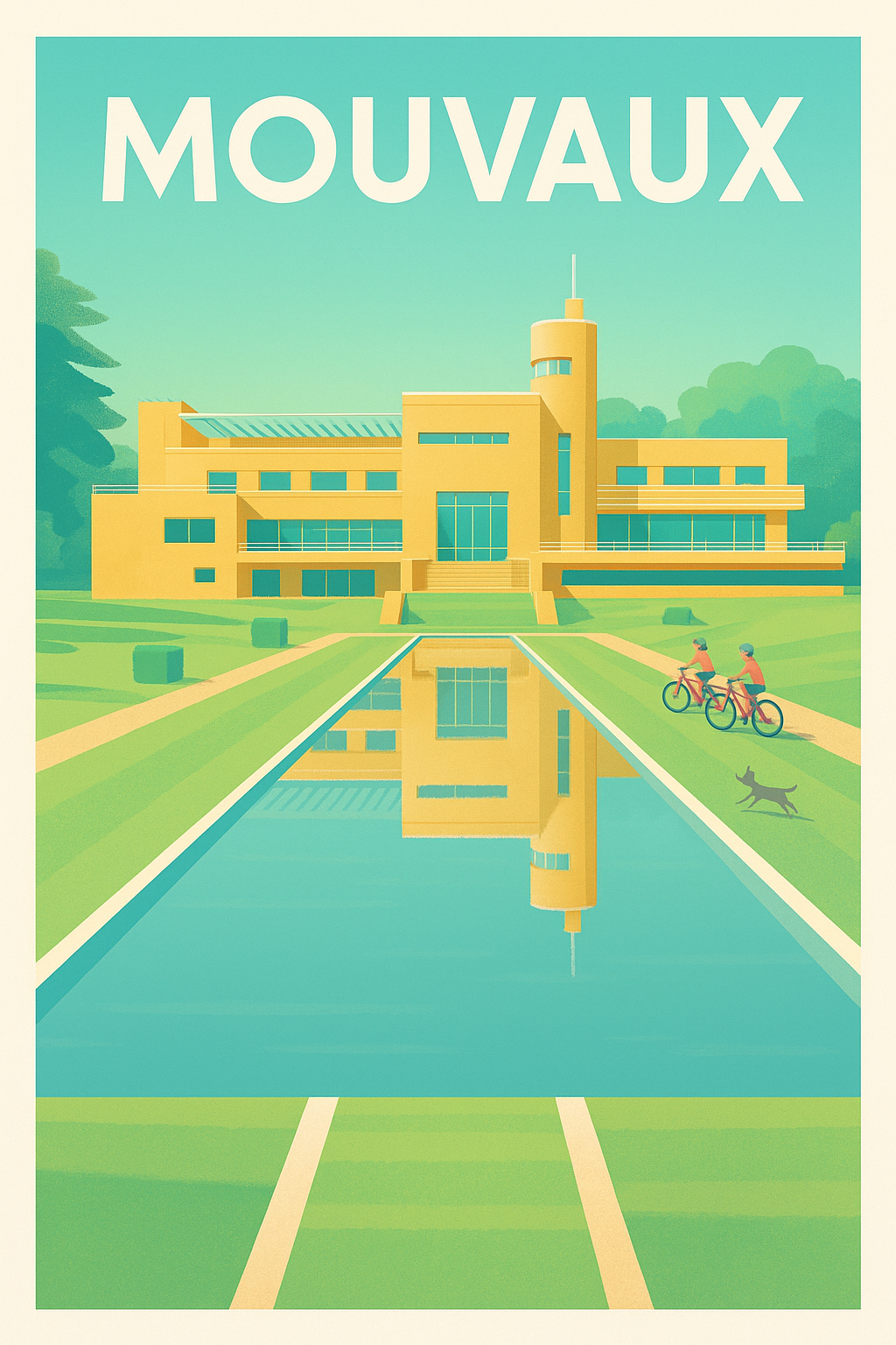 Affiche de Mouvaux - Architecture et nature en harmonie