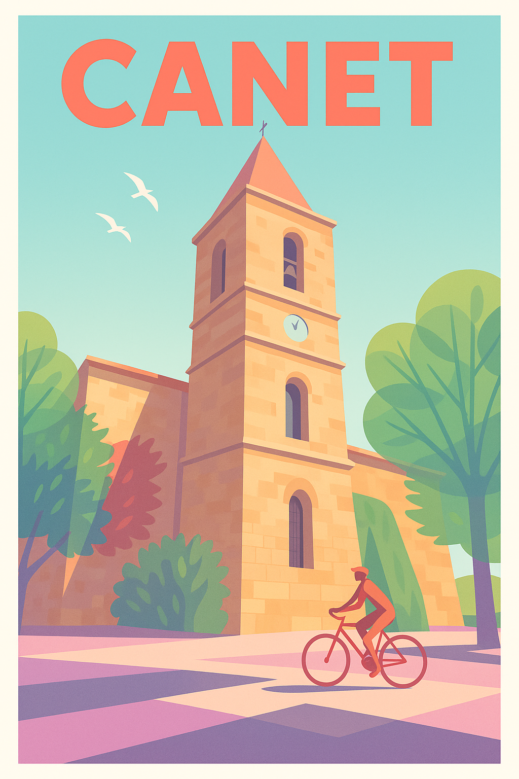 Affiche de Canet - Charme et tranquillité au cœur de la cité