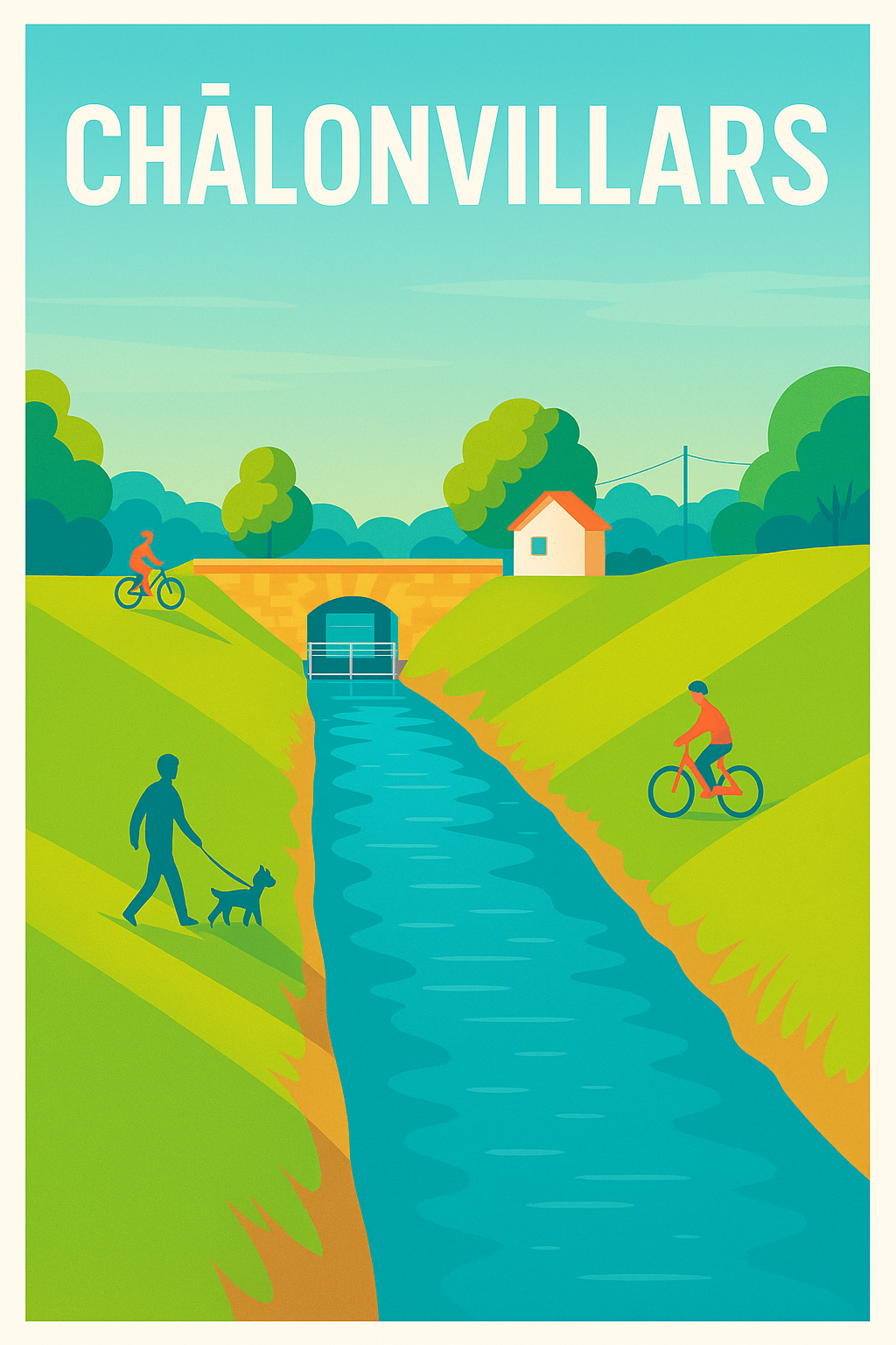 Affiche de Châlonvillars - Nature et promenade au fil de l'eau