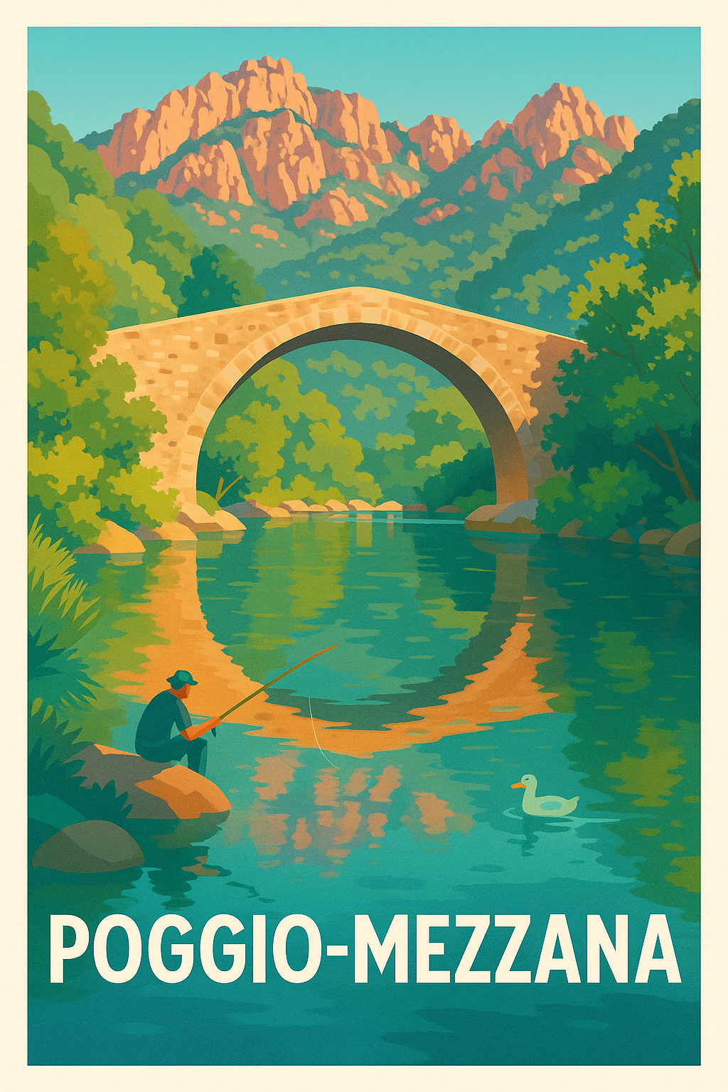 Affiche de Poggio-Mezzana - Tranquillité et charme naturel