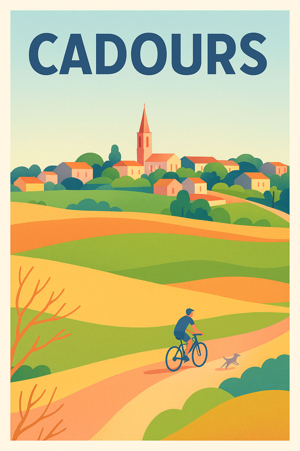 Affiche de Cadours - Balades bucoliques au cœur de la campagne