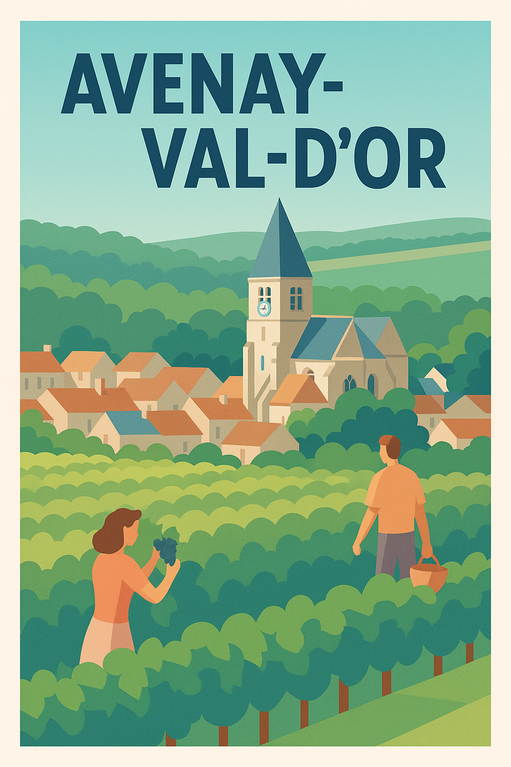Affiche de Avenay-Val-d'Or - L'âme viticole en scène