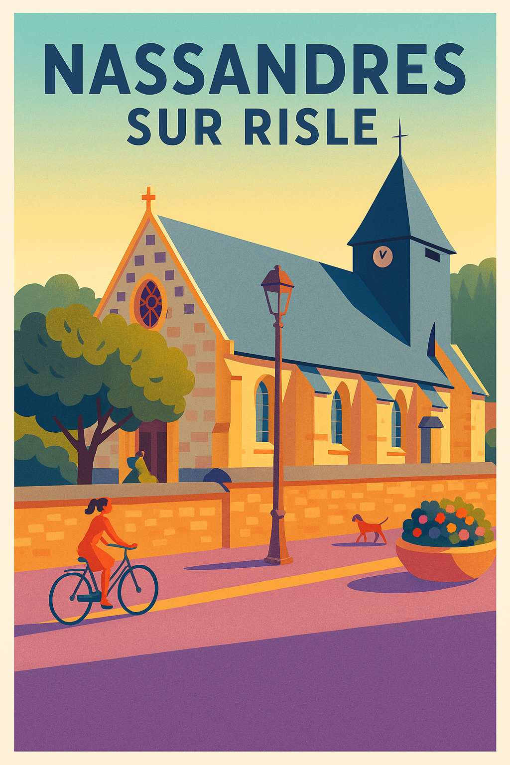 Affiche de Nassandres sur Risle - Charme et Sérénité Normande