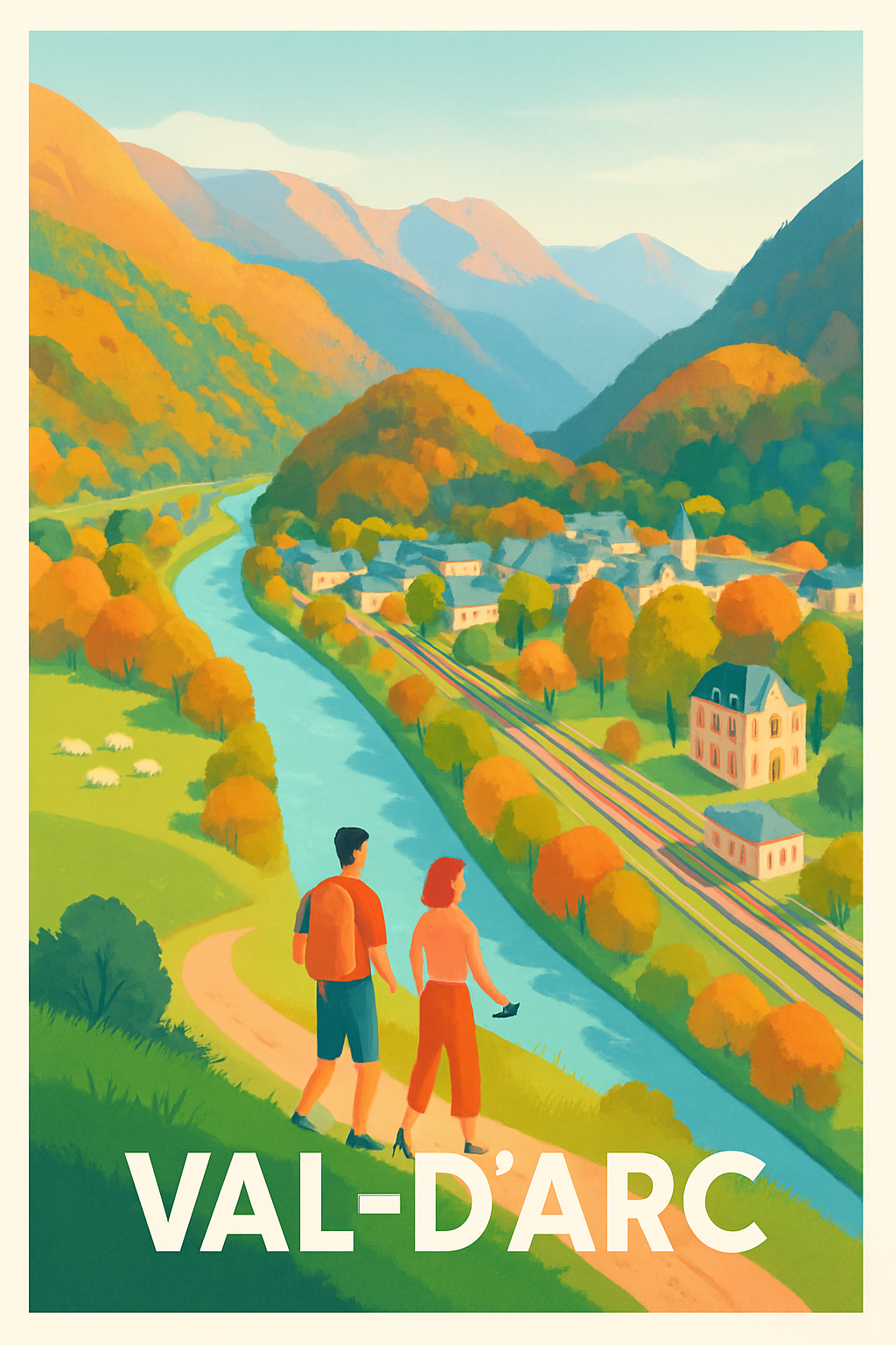 Affiche de Val-d'Arc - Échappée nature au cœur des montagnes