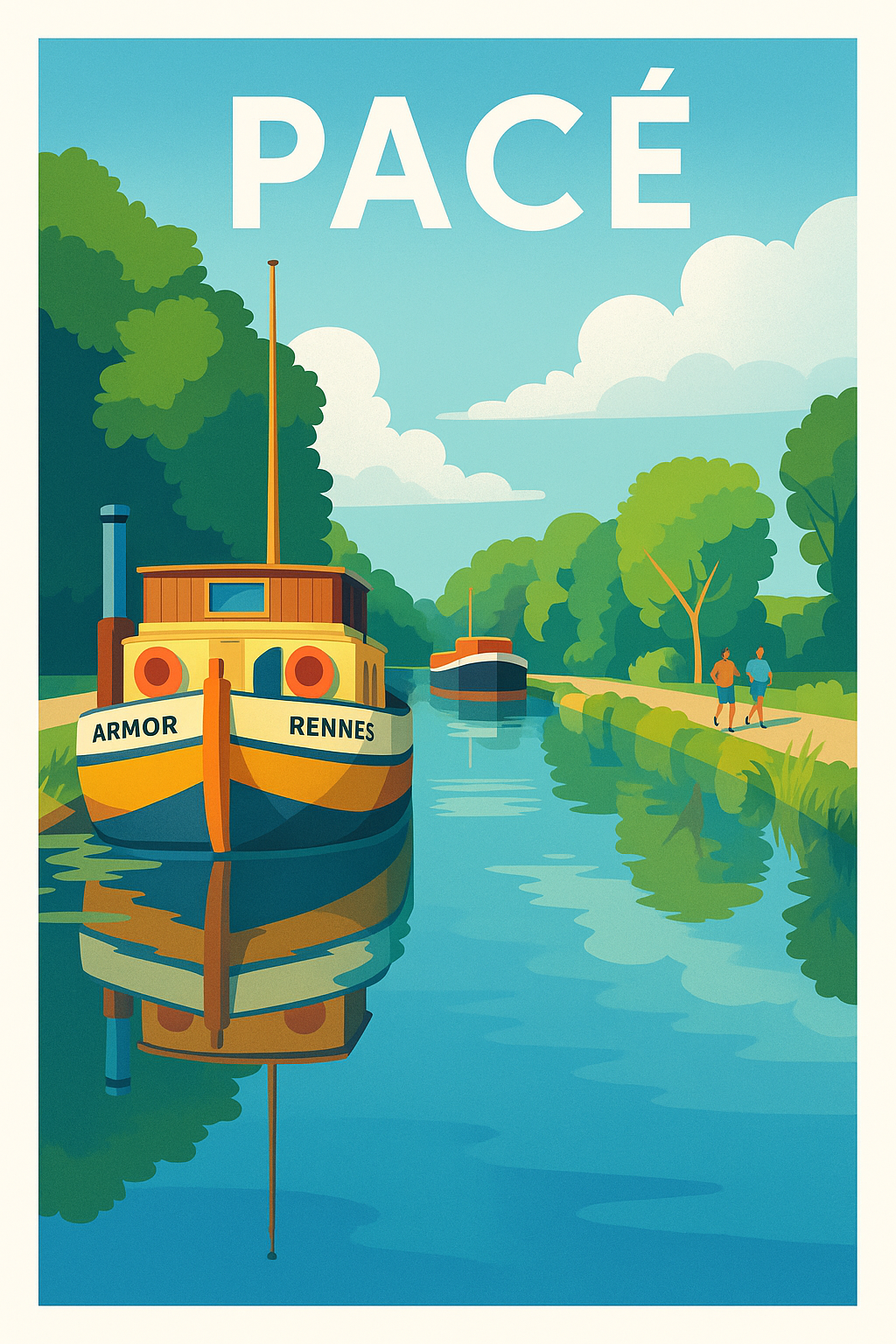 Affiche de Pacé - Sérénité au fil de l'eau