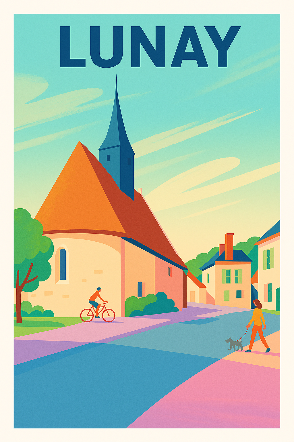 Affiche de Lunay - Charme et douceur d'une petite ville