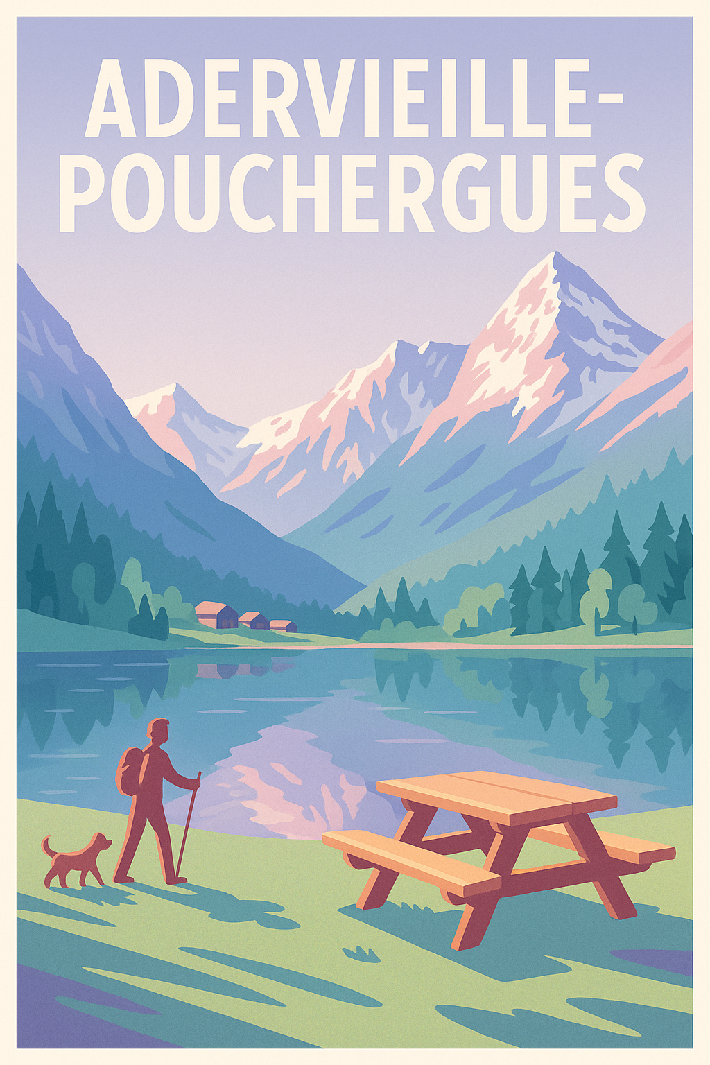 Affiche de Aderveille-Pouchergues - Évasion Montagnarde et Sérénité Naturelle