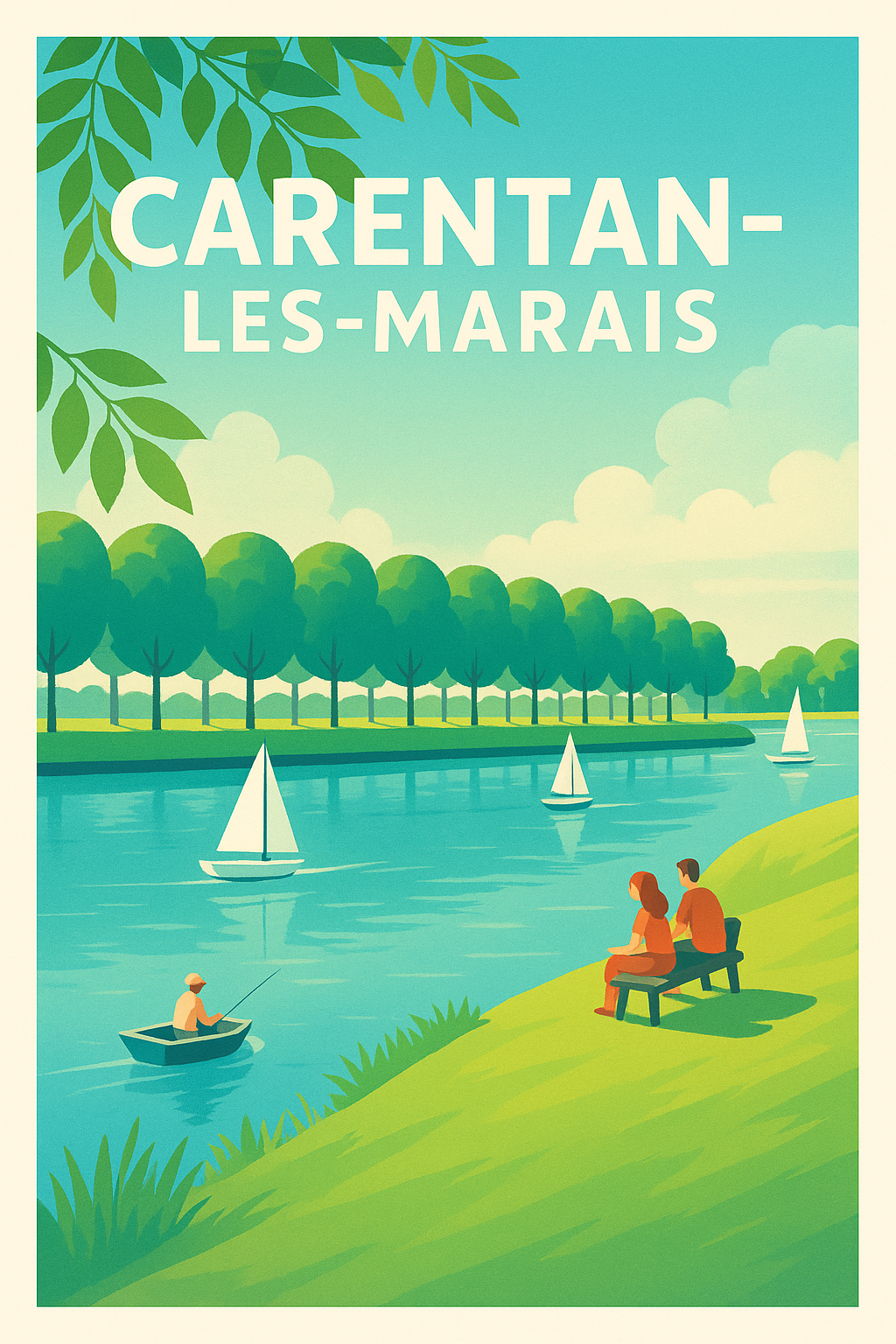 Affiche de Carentan-les-Marais - Sérénité au fil de l'eau