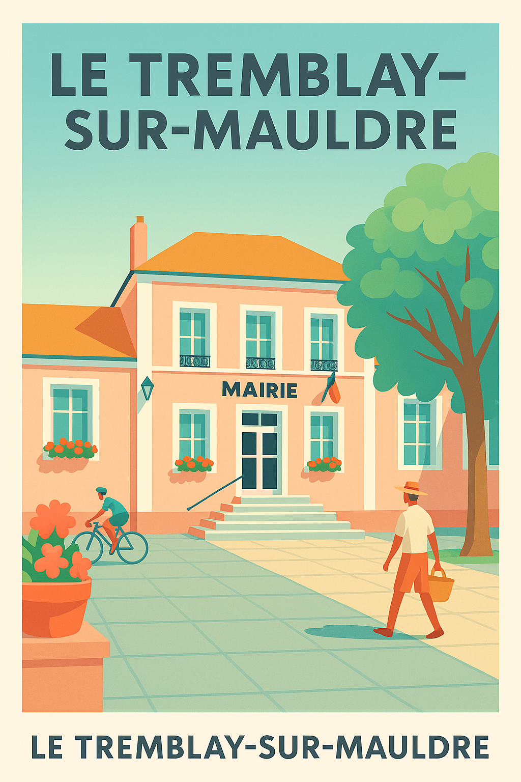 Affiche de Le Tremblay-sur-Mauldre - Charme et sérénité au cœur du village