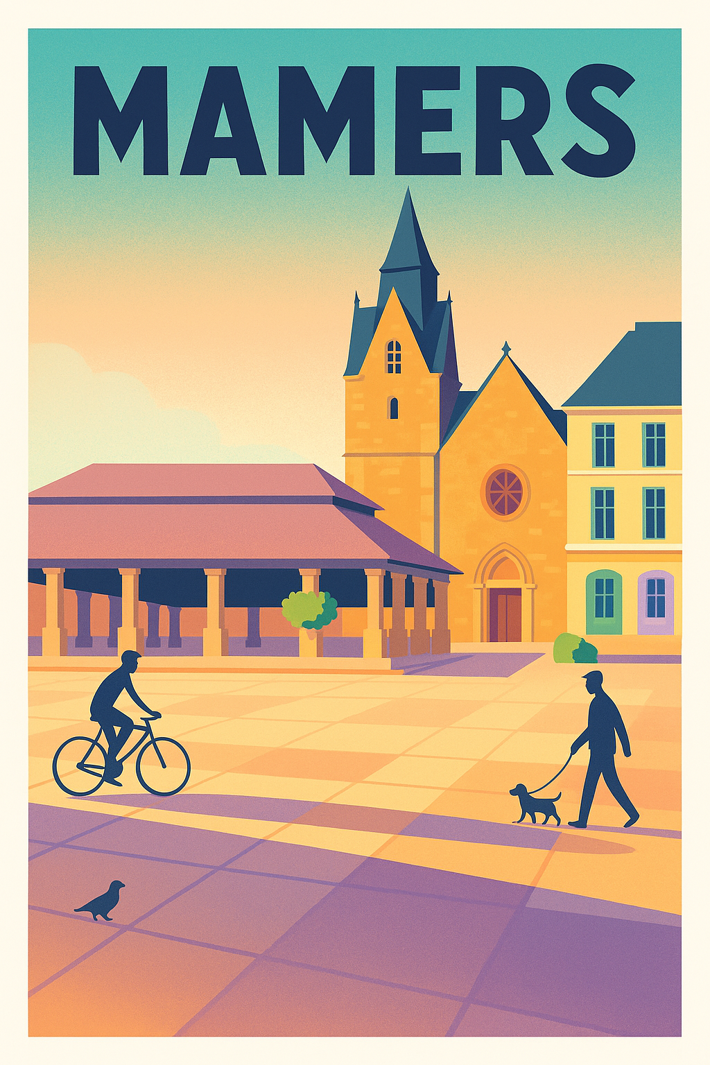 Affiche de Mamers - Charme et sérénité au cœur de la ville
