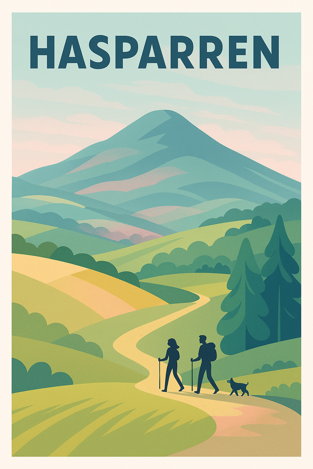 Affiche de Hasparren - Échappée nature au cœur du Pays Basque