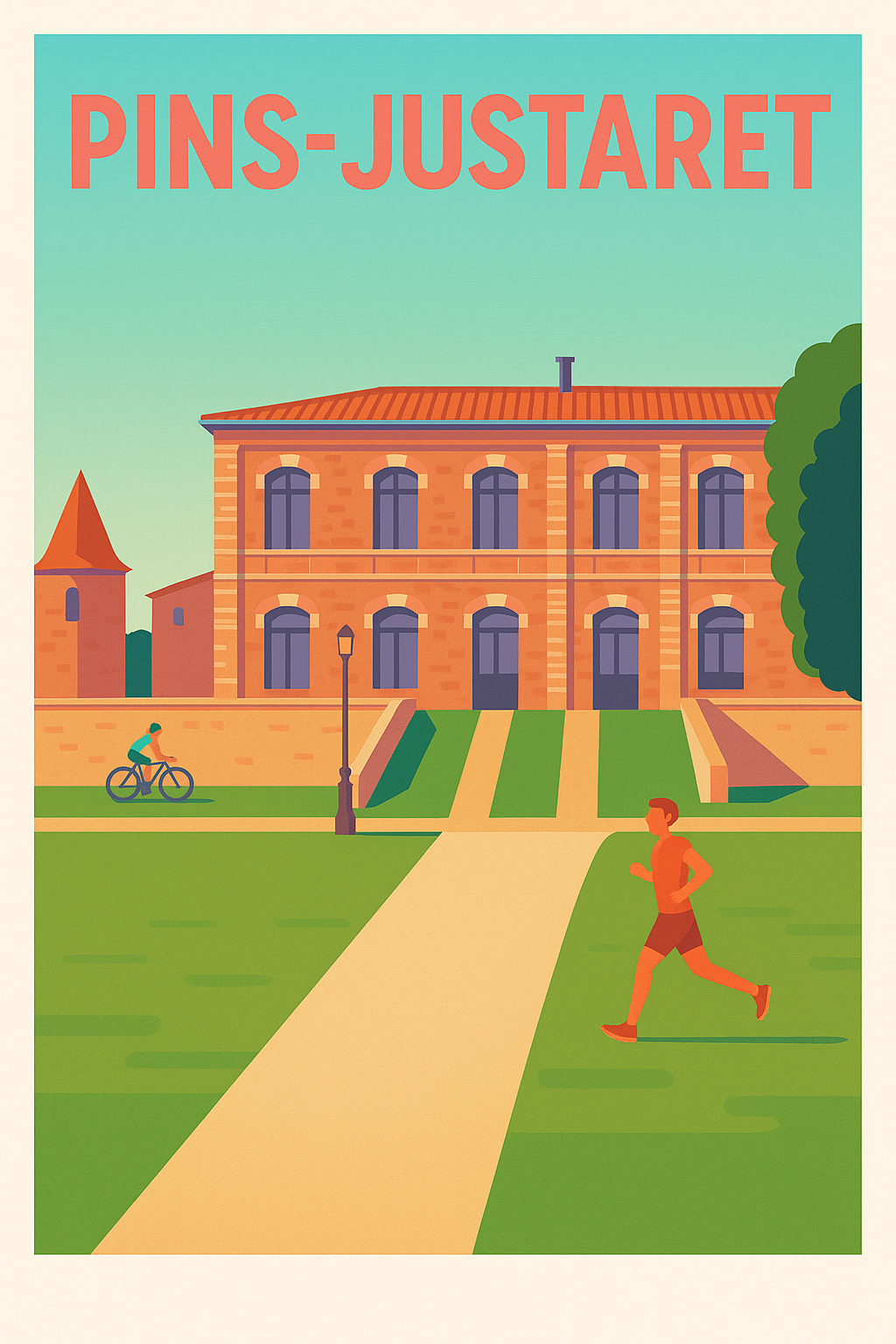 Affiche de Pins-Justaret - Charme et Sérénité au Quotidien