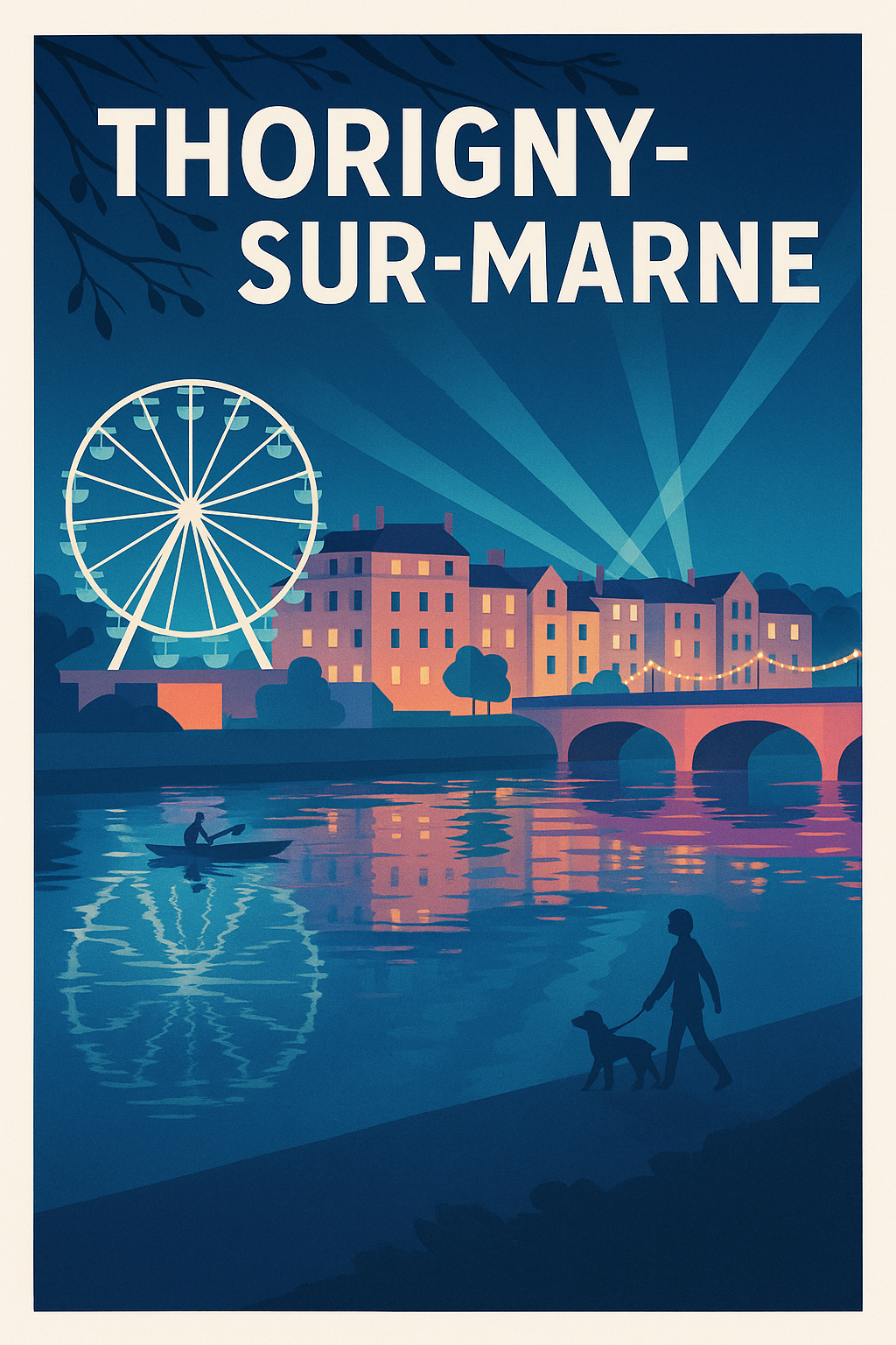 Affiche de Thorigny-sur-Marne - Charme et Sérénité au Bord de l'Eau