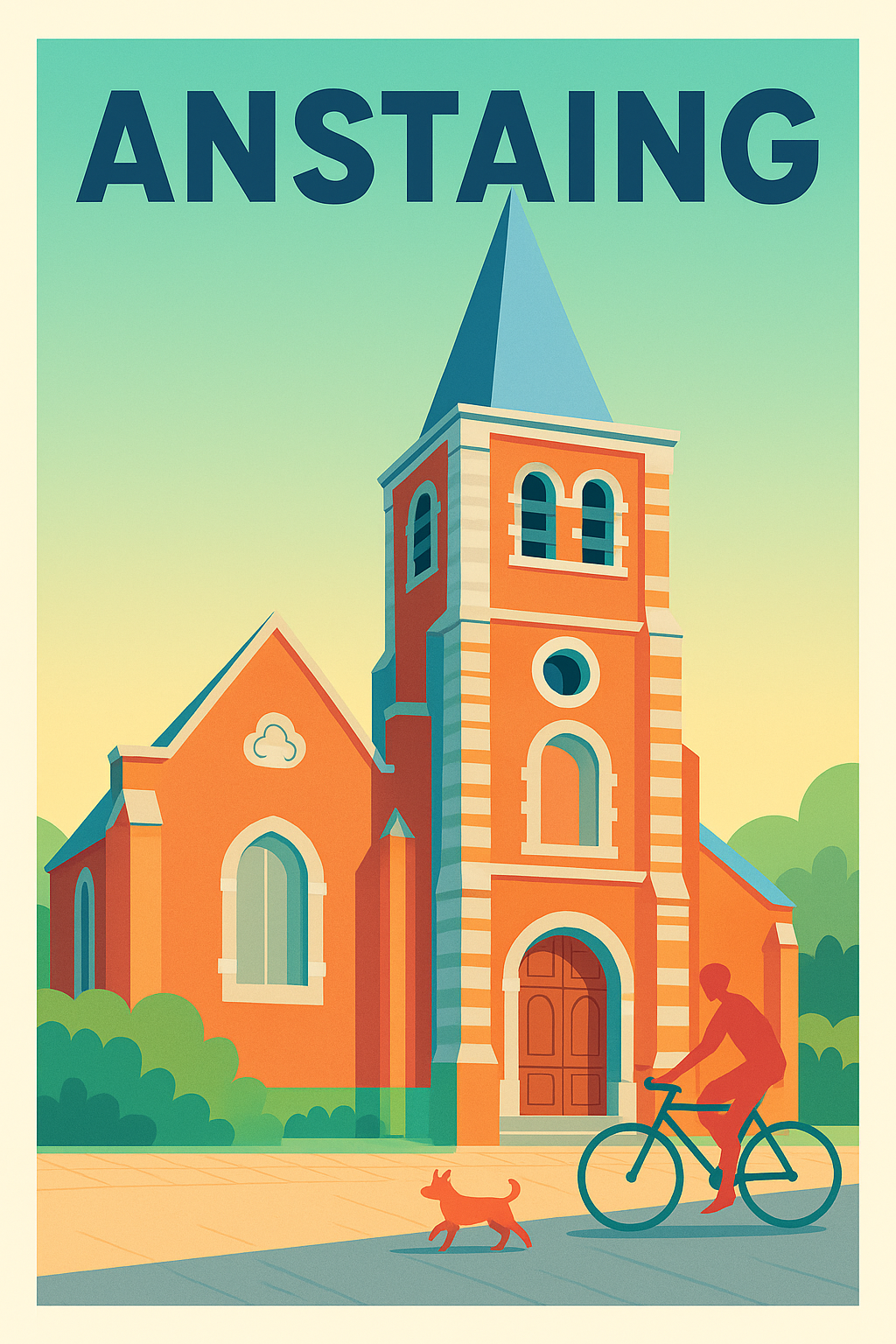 Affiche de Anstaing - Charme et sérénité au cœur de la ville