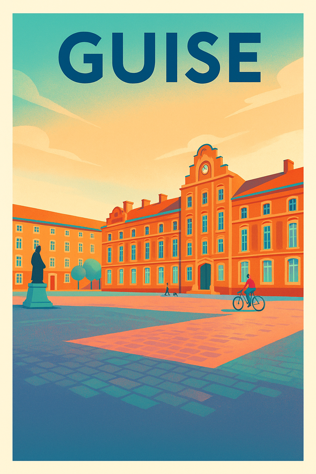 Affiche de Guise - L'élégance historique au cœur de la ville