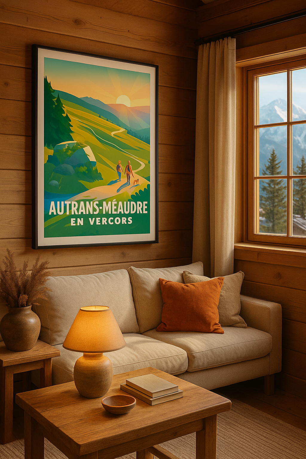 Mise en situation Affiche de Autrans-Méaudre - Balade ensoleillée au cœur du Vercors