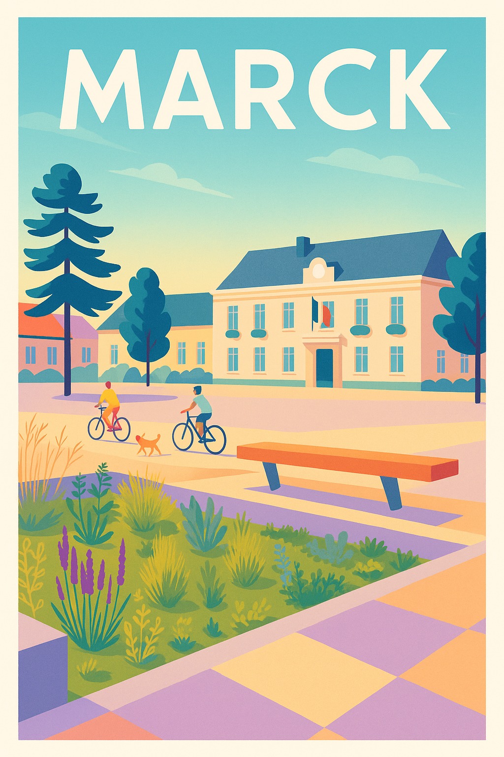 Affiche de Marck - Une balade paisible au cœur de la ville