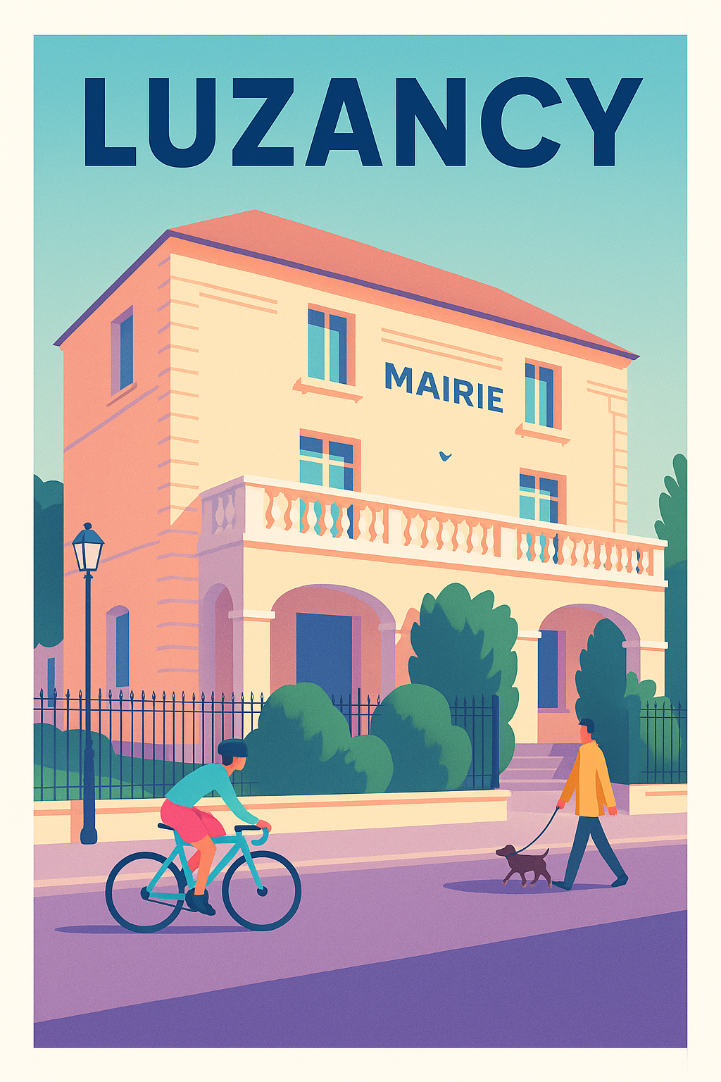 Affiche de Luzancy - Charme et douceur de la vie locale