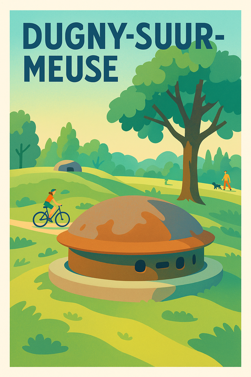 Affiche de Dugny-sur-Meuse - Havre de paix et nature préservée