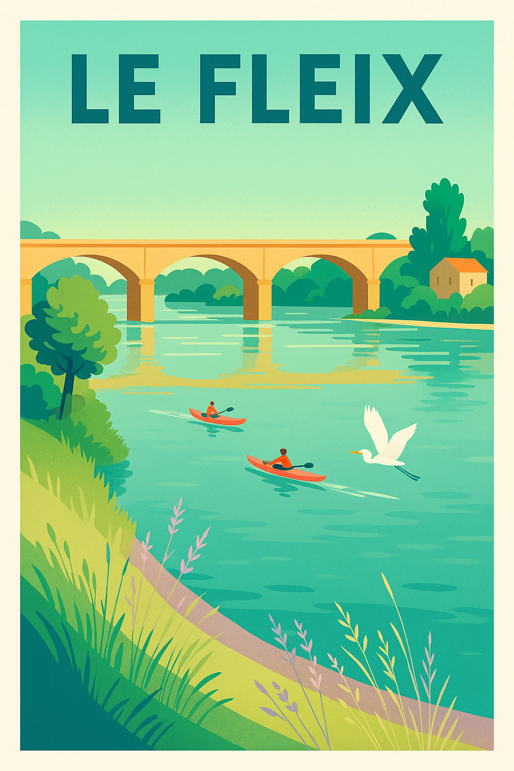 Affiche de Le Fleix - Évasion au fil de l'eau