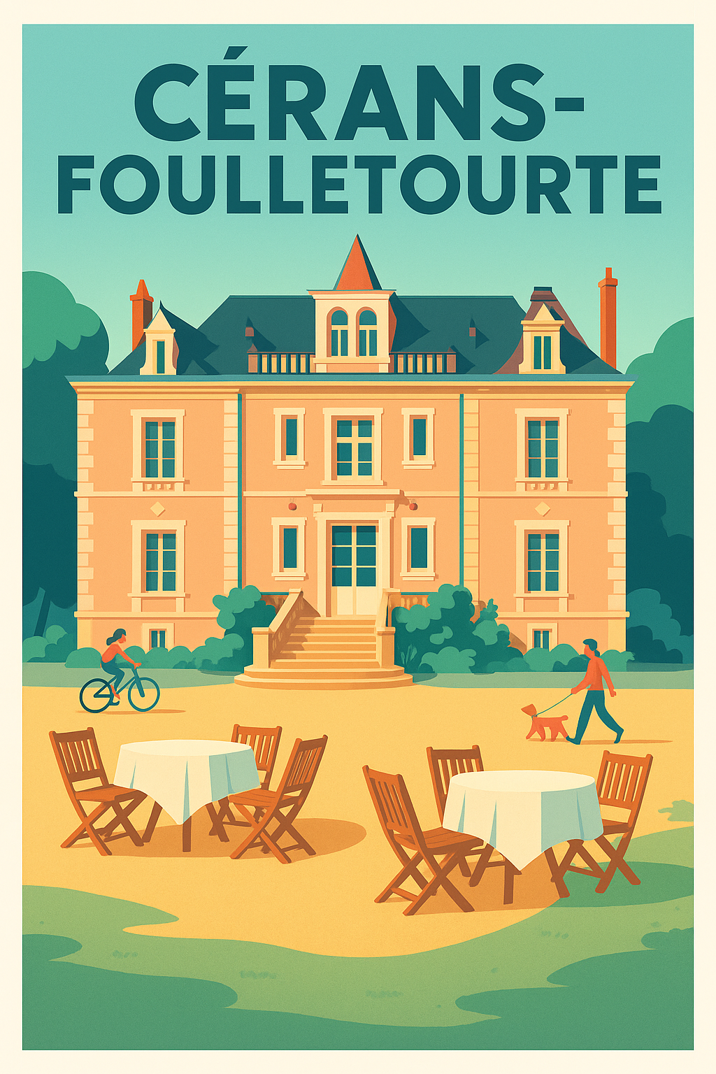 Affiche de Cérans-Foulletourte - Charme et sérénité à la campagne