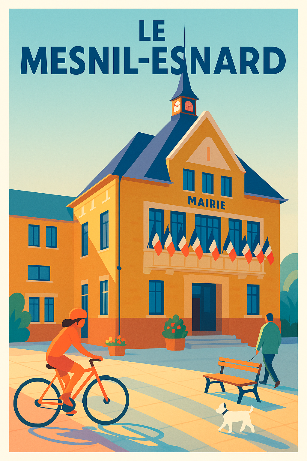 Affiche de Le Mesnil-Esnard - Charme et vie quotidienne au cœur de la mairie