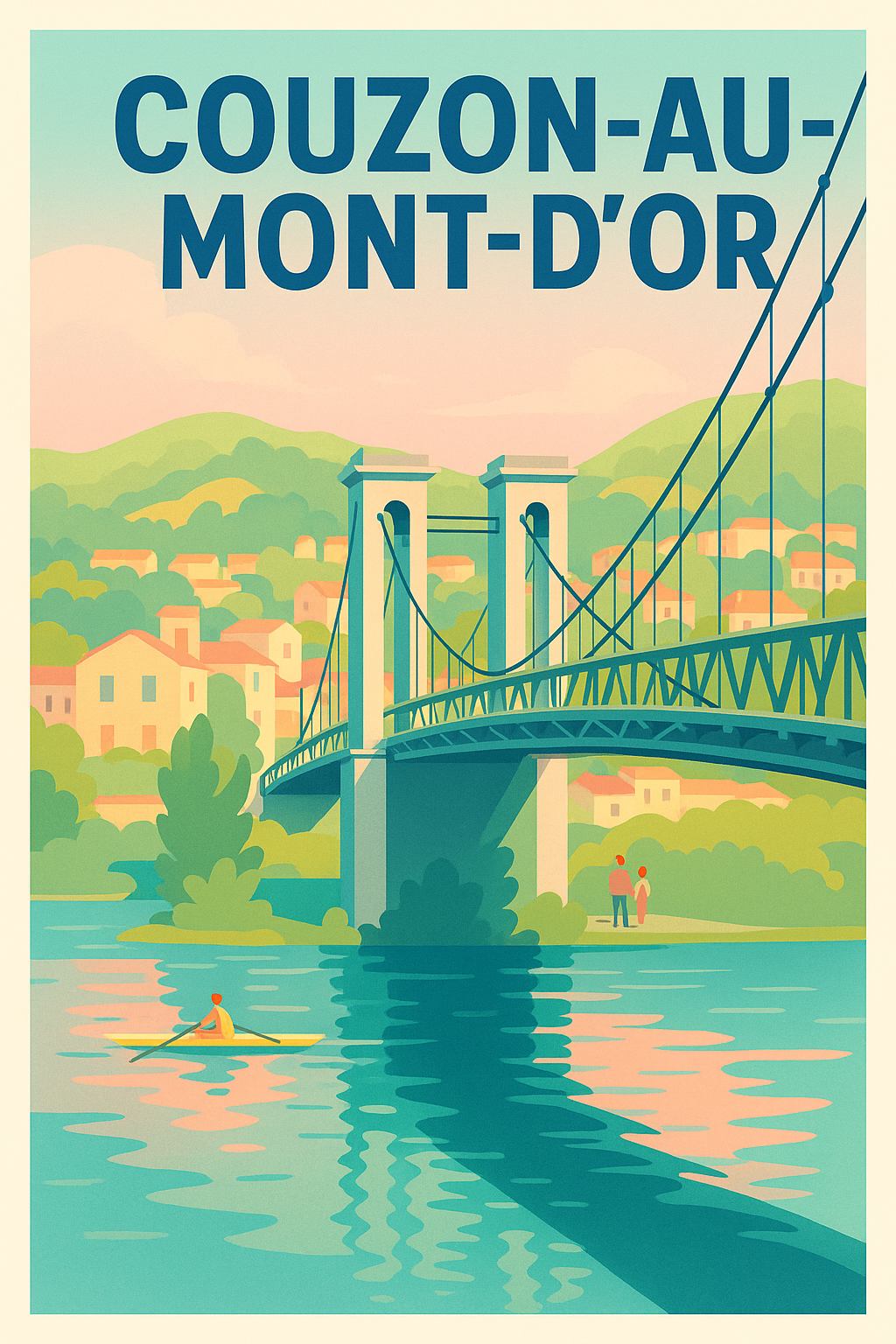 Affiche de Couzon-au-Mont-d'Or - Escapade paisible au bord de l'eau