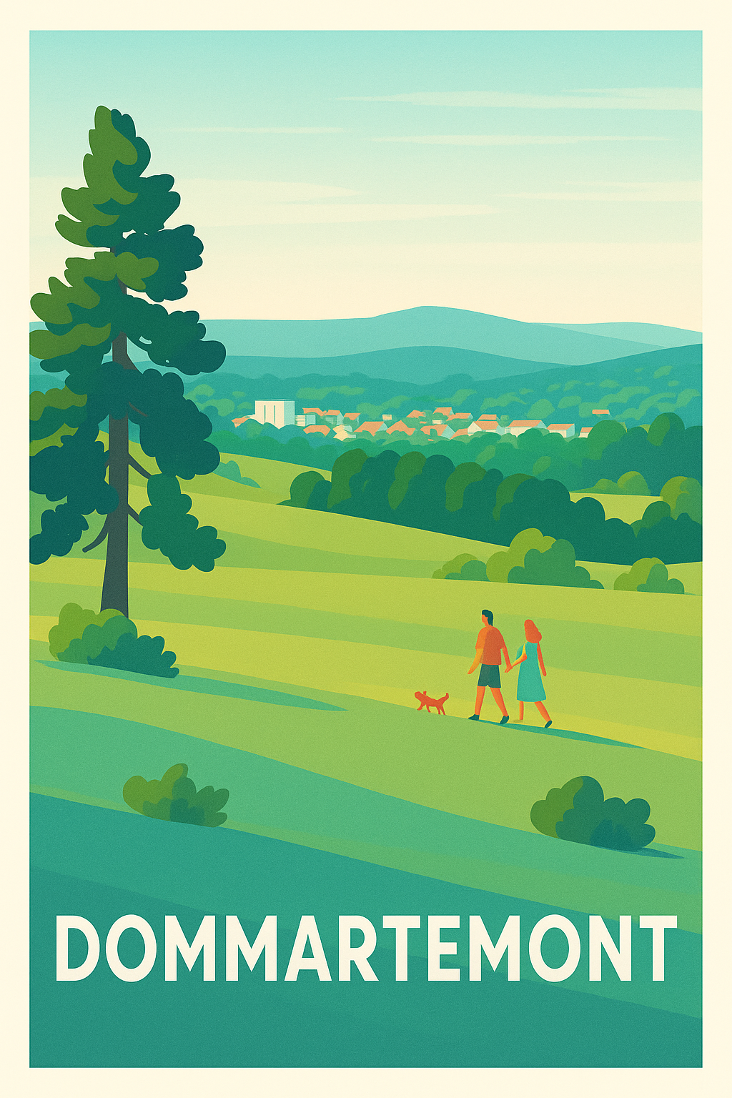 Affiche de Dommartemont - Évasion et nature en pleine campagne
