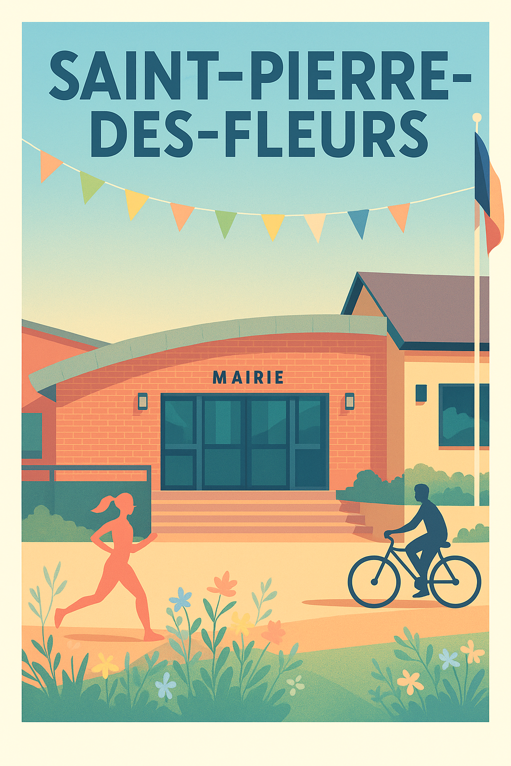 Affiche de Saint-Pierre-des-Fleurs - Un coin de charme tranquille