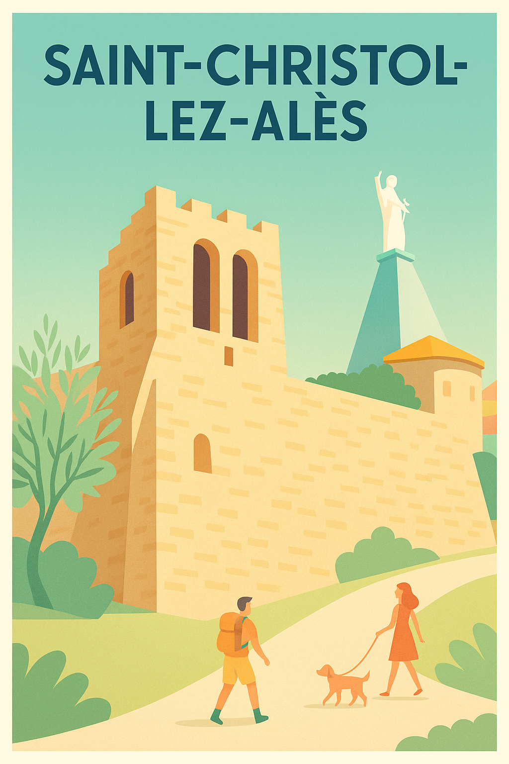 Affiche de Saint-Christol-lez-Alès - Escapade entre histoire et nature