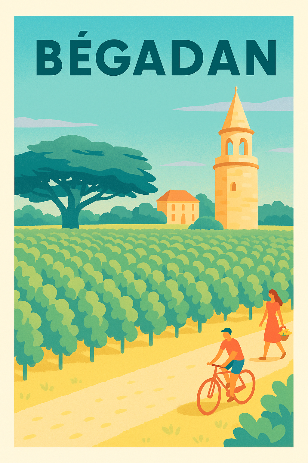 Affiche de Bégadan - Escapade champêtre au cœur des vignes
