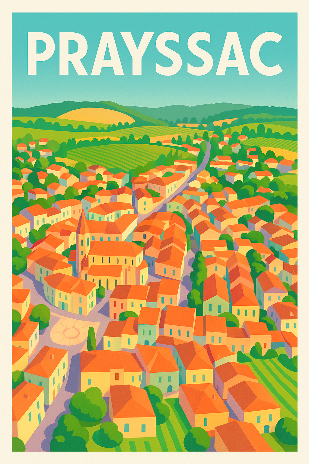 Affiche de Prayssac - Charme vivant du Sud-Ouest