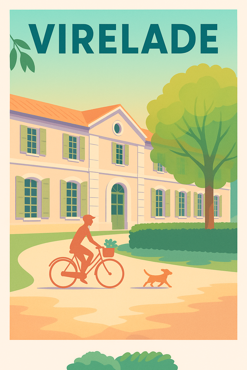 Affiche de Virelade - Douceur de vivre à la campagne