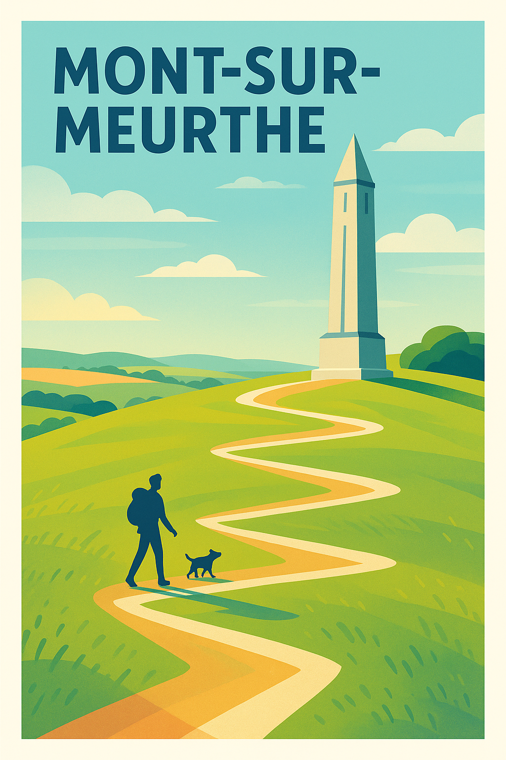 Affiche de Mont-sur-Meurthe - Invitation à la balade bucolique
