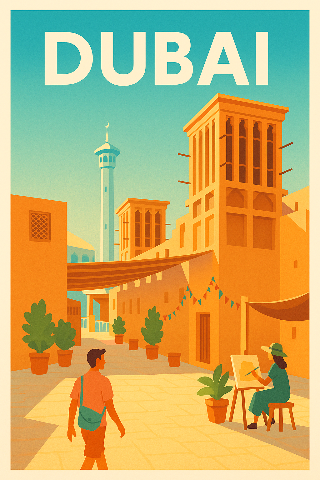 Affiche de Dubai - Voyage au cœur de la vieille ville